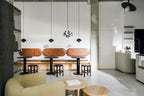 Sool Table - Black Oak - Melamine/Vulcano Black