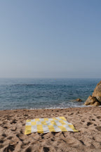 Serviette De Plage Su - Yellow & Beige