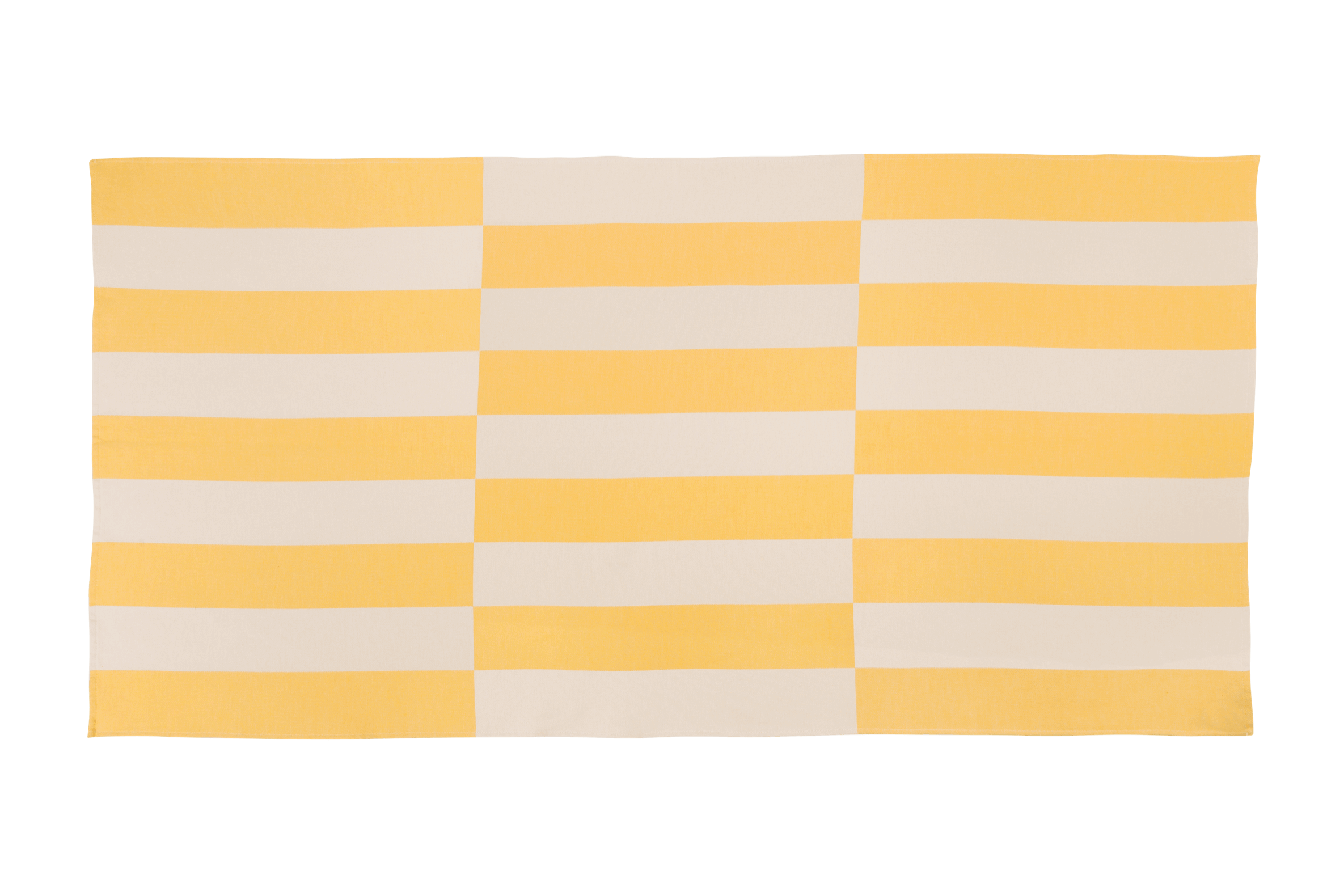Serviette De Plage Su - Yellow & Beige