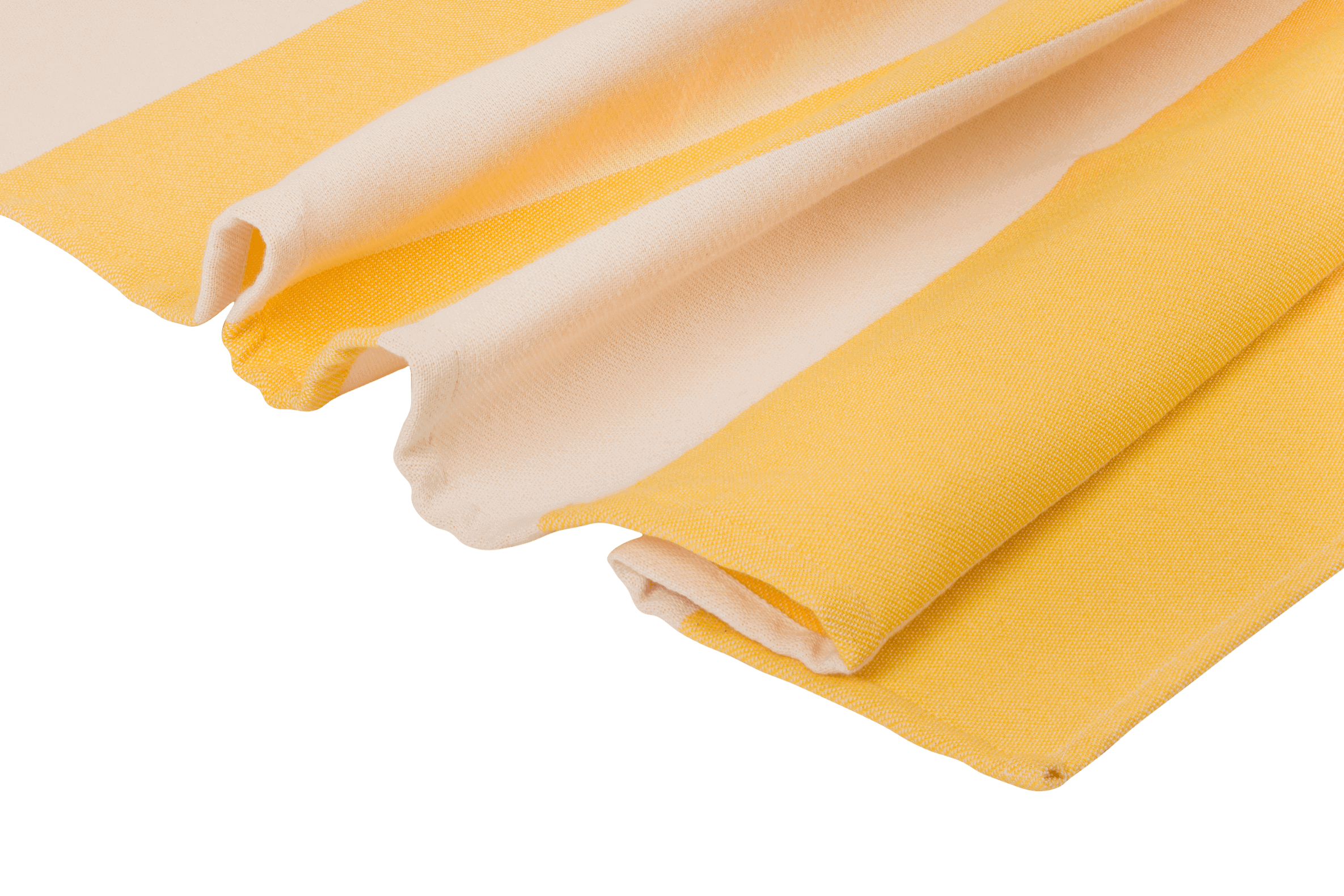 Serviette De Plage Su - Yellow & Beige