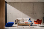 Taso - Pouffe - Polyester - Blueberry Pie Wool