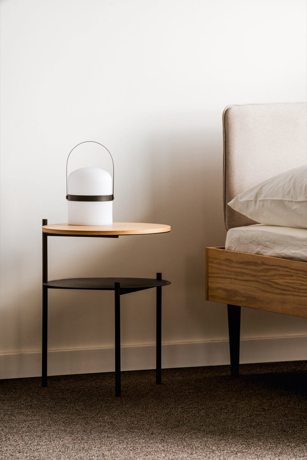 Table De Chevet Tu - Natural Oak