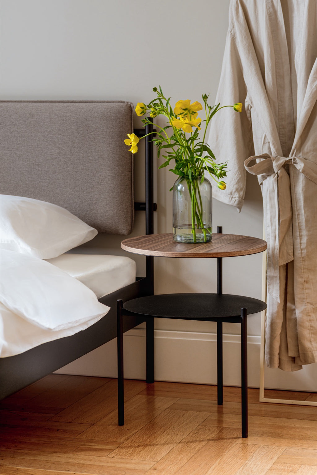 Table De Chevet Tu - Natural Walnut