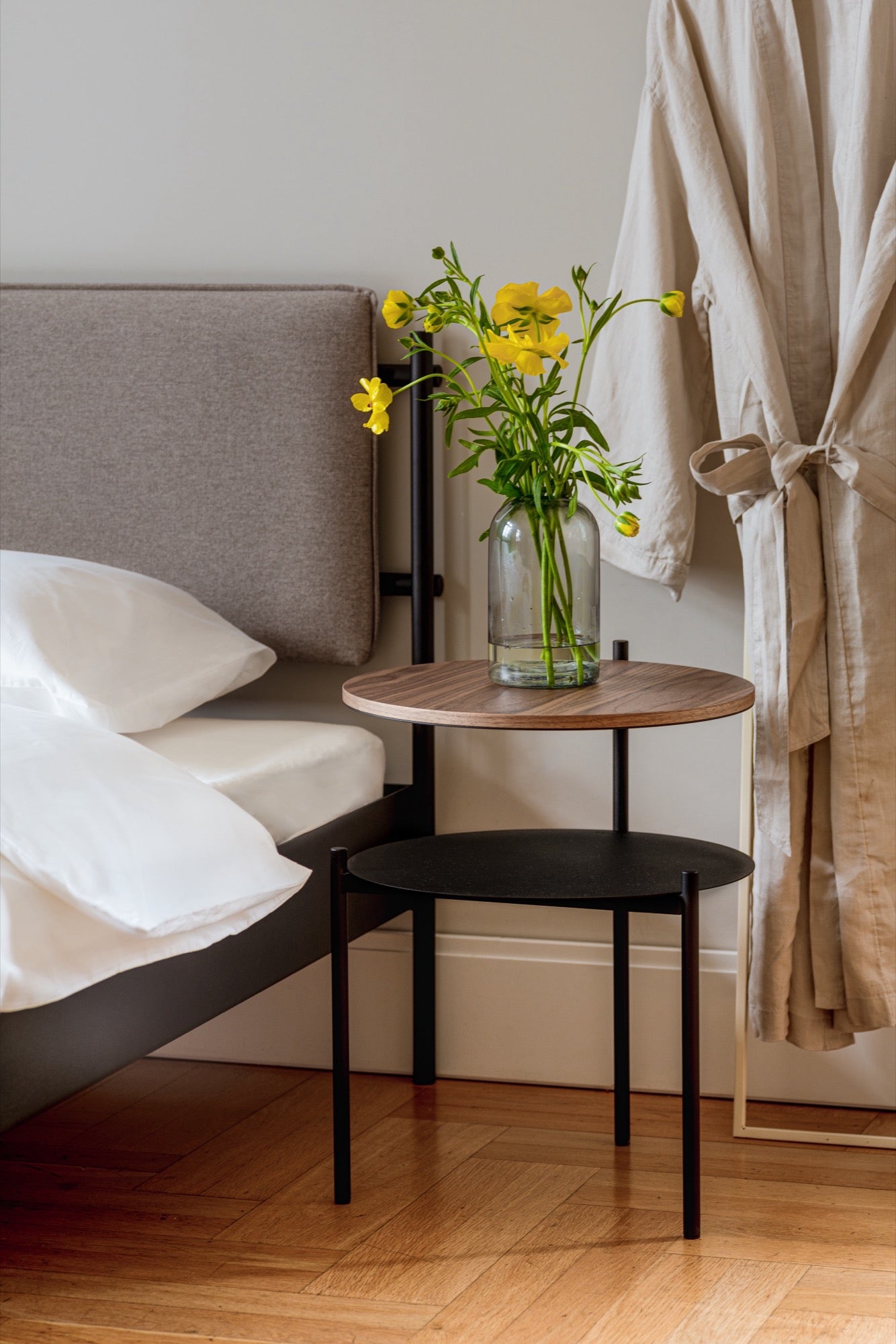 Table De Chevet Tu - Natural Walnut