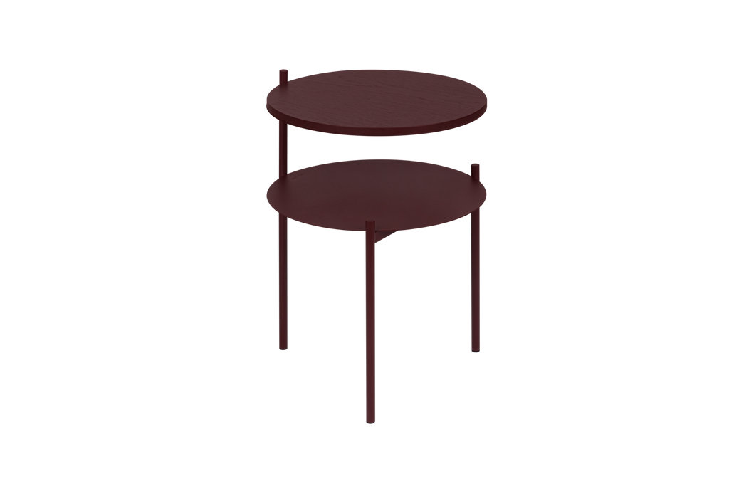 Tu Bedside Table - Wine Berry