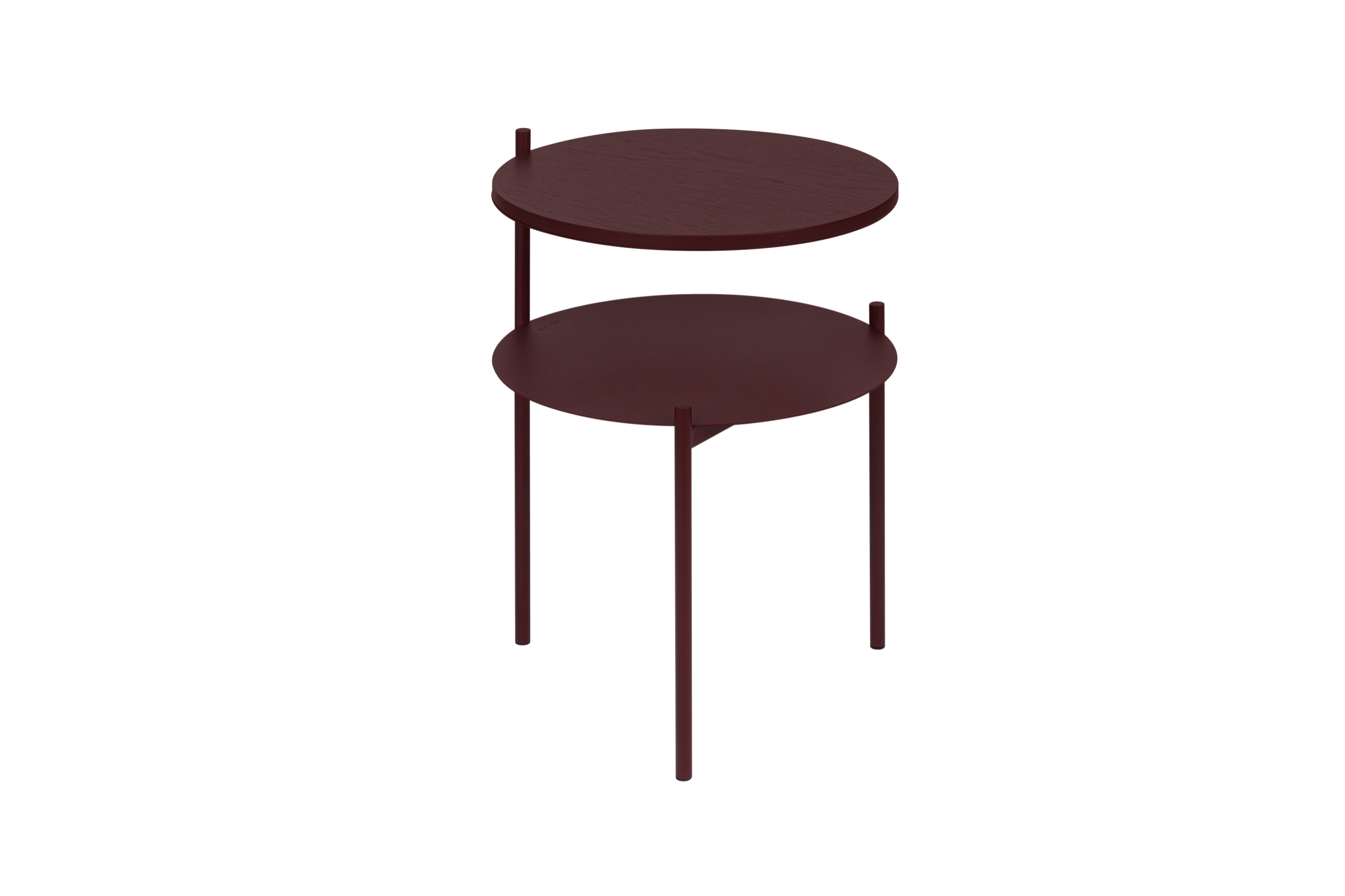 Tu Bedside Table - Wine Berry