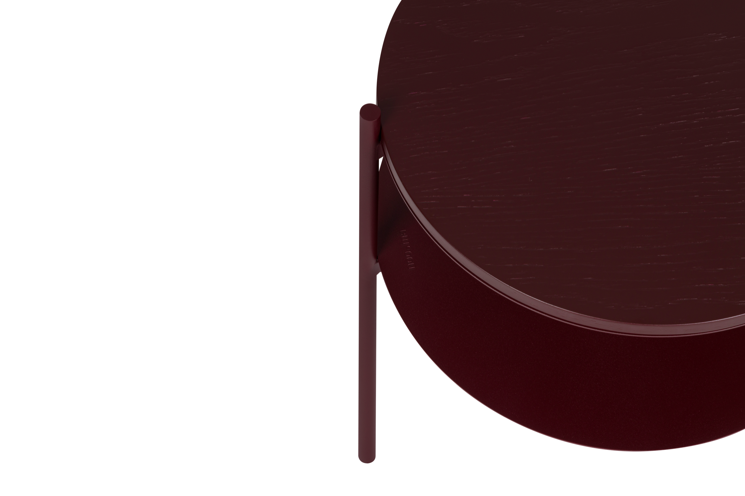 Tu Bedside Table - Wine Berry
