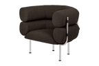 Ubi Armchair - Chocolate Brown Boucle