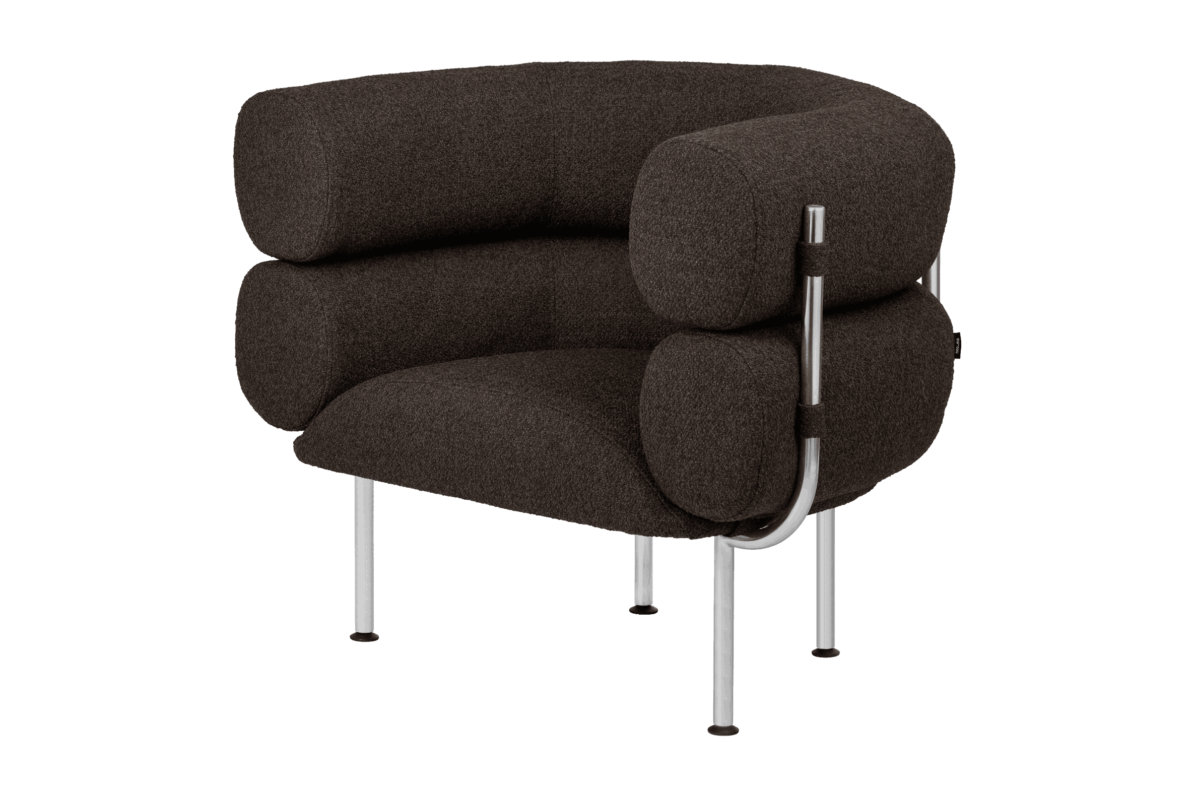 Ubi Armchair - Chocolate Brown Boucle