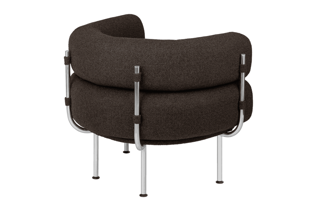 Ubi Armchair - Chocolate Brown Boucle