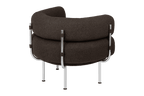 Ubi Armchair - Chocolate Brown Boucle