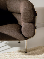 Ubi Armchair - Chocolate Brown Boucle