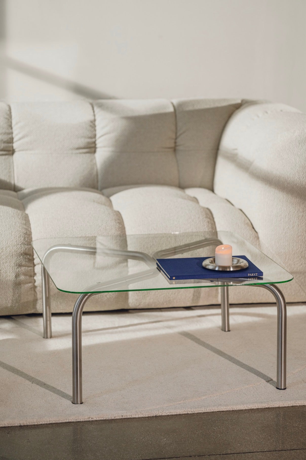 Uku Coffee Table - Stainless Steel