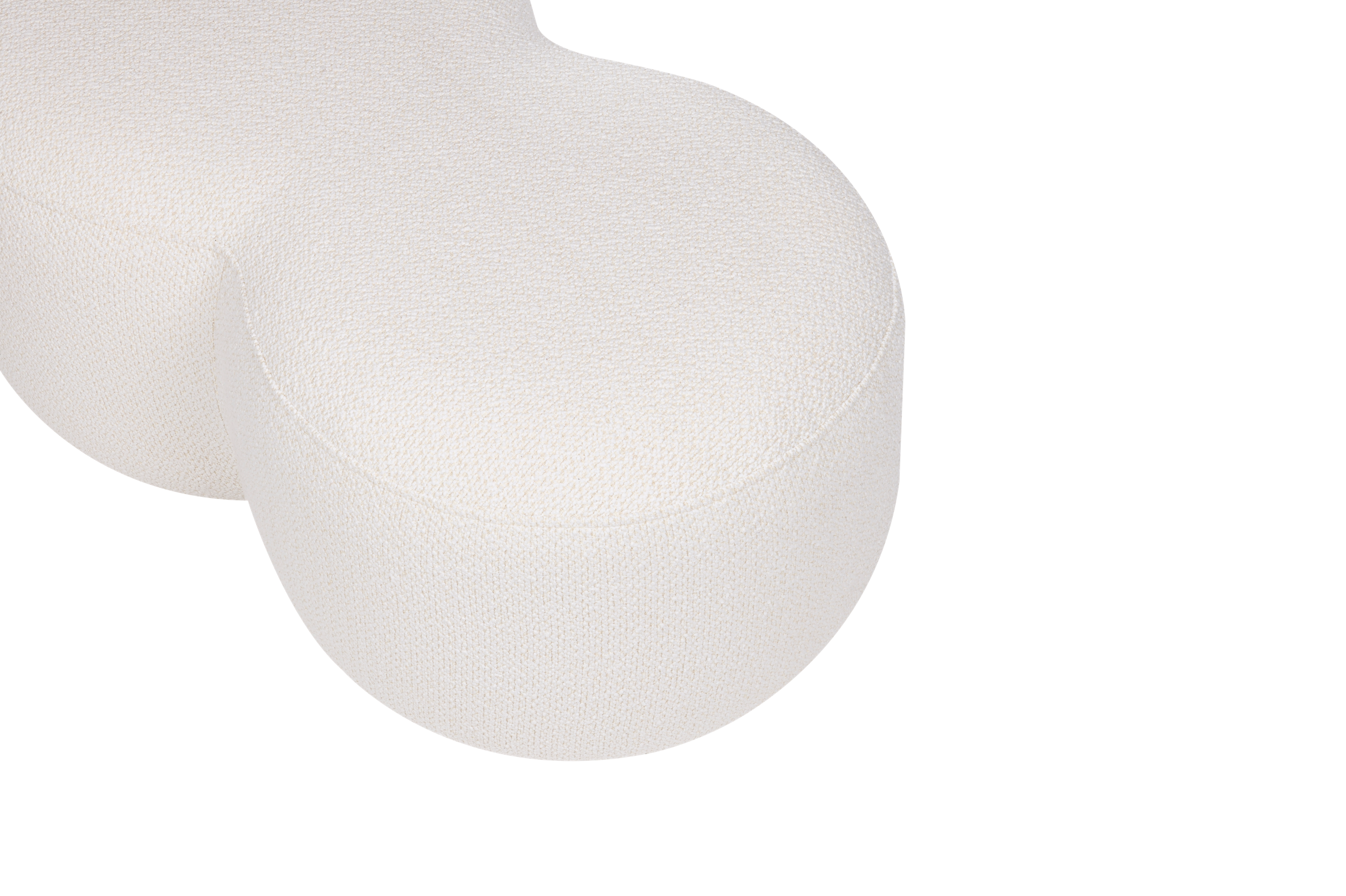 Umbo Pouffe - Cloud Beige Boucle
