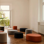 Folk Pouf - Large - Universal Grey Wool