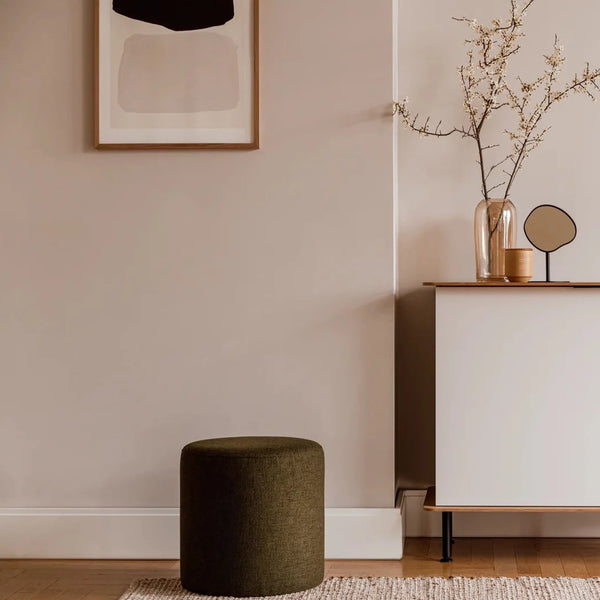 Folk - Pouf - Polyester - Italian Olive