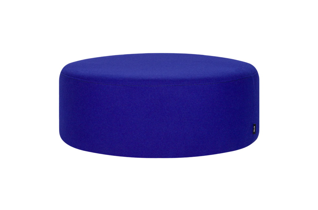 Folk Pouf - Large - Blueberry Pie Wool