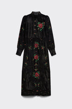 Vestido Largo Nappe - Negro