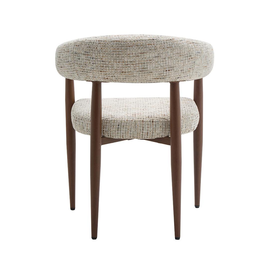 Nour - Fauteuil - Tissu Moucheté - Beige