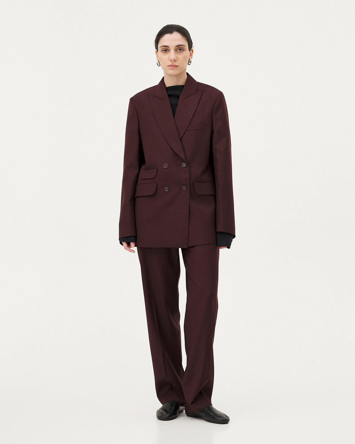 Pantalon Elodar Burgundy