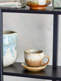 Brenta - Cup with Saucer - Natural - Stoneware