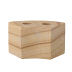 Florida - Lot de 4 Bougeoirs - Naturel - Pierre De Grès