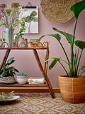 Basel - Set of 6 Plant Pot Covers - Grey - Stoneware