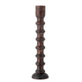 Brenda - Lot de 4 Bougeoirs - Marron - Manguier