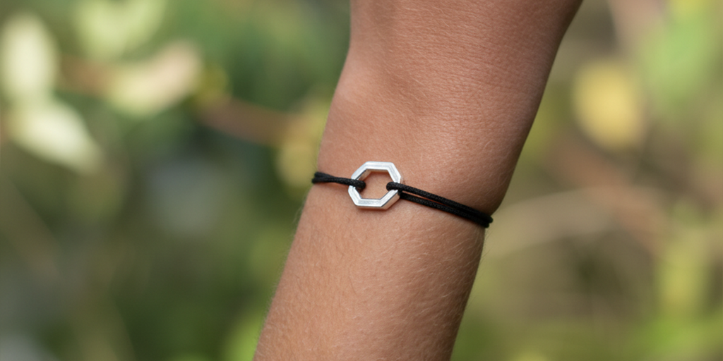 Bracelet Sivon - Anthracite Pailleté