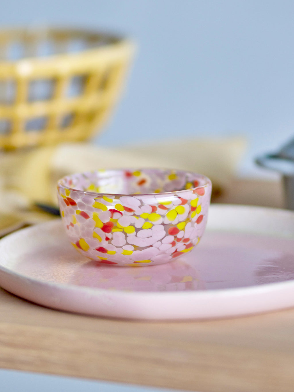 Lilya - Set of 6 Bowls - Dusty Pink - Glass