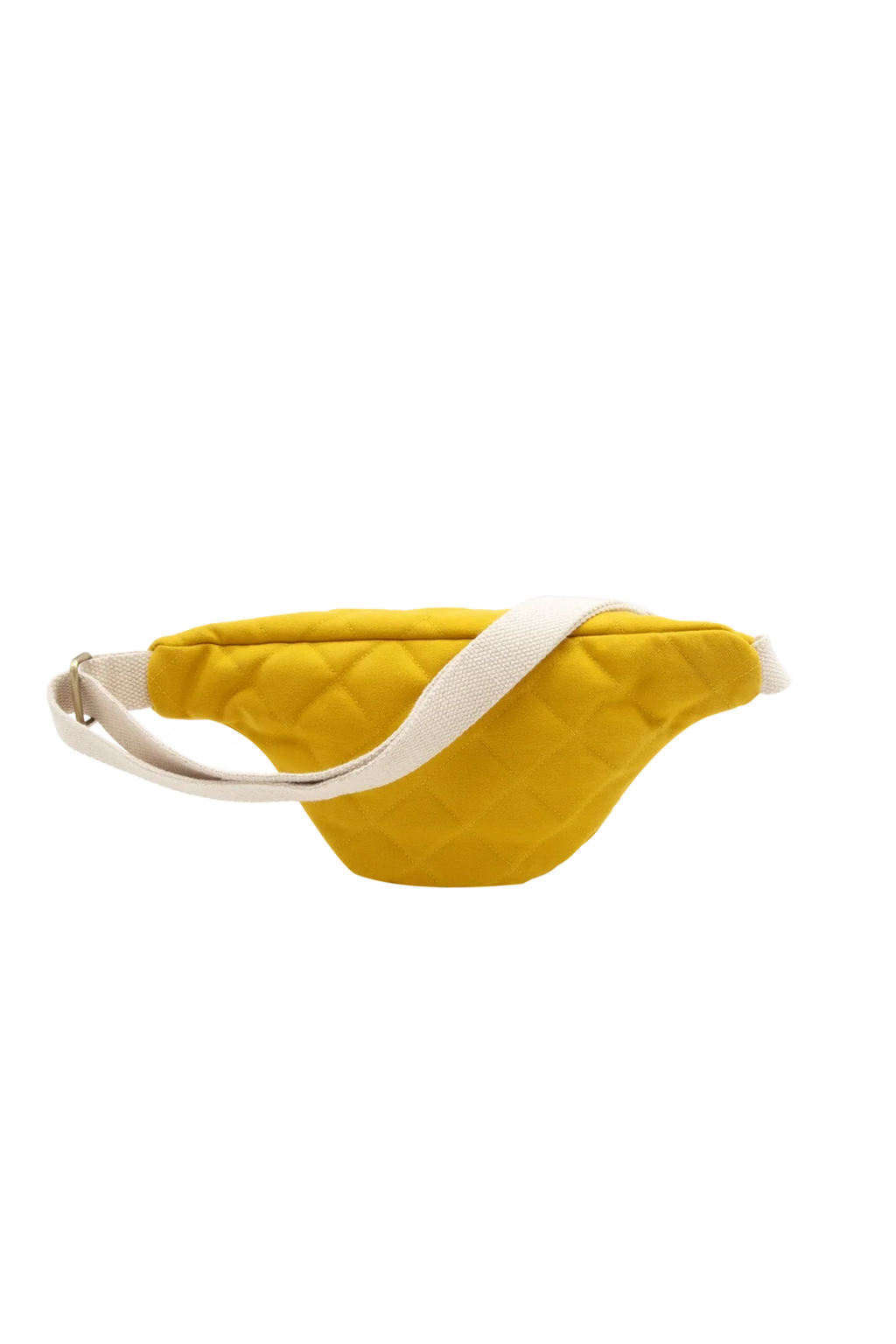 Olivia quilted bumbag saffron back packshot