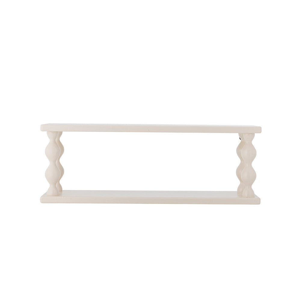 Salino - Lot de 2 Étagères - Blanc - Mdf