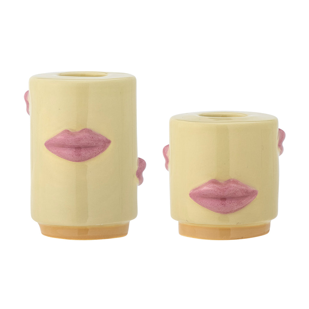 Sassy - Portavelas - Amarillo - Gres