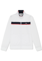 Veste De Survêtement À Bandes Classique - Blanc Éclatant-Iris Noir