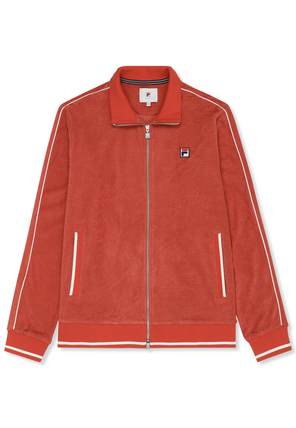 Classic Terry Track Jacket - Etruscan Red