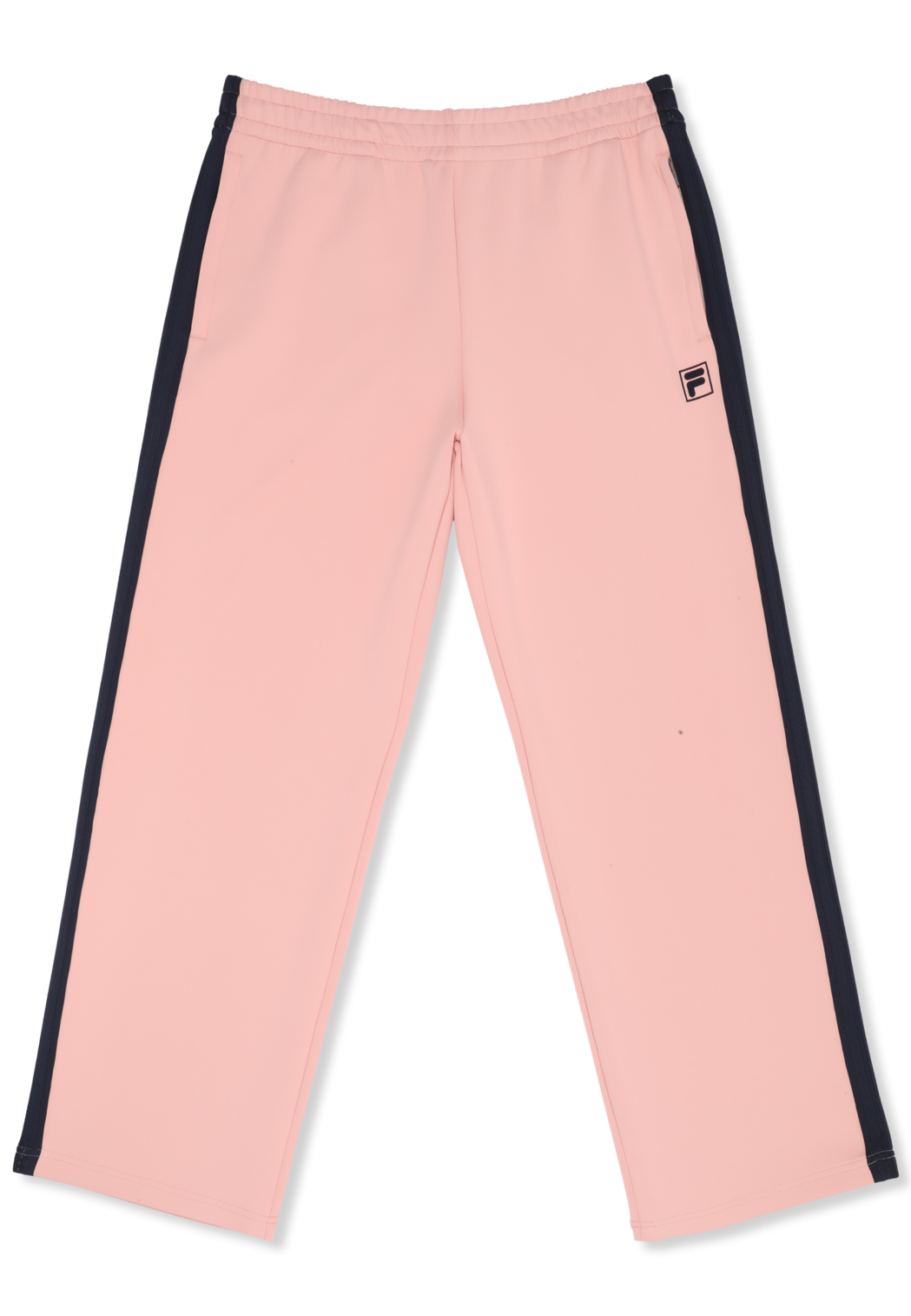 Pantalones Deportivos Casuales Con Bandas - Rosa Suave