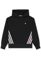 Hoodie À Bande Heritage Ample - Noir