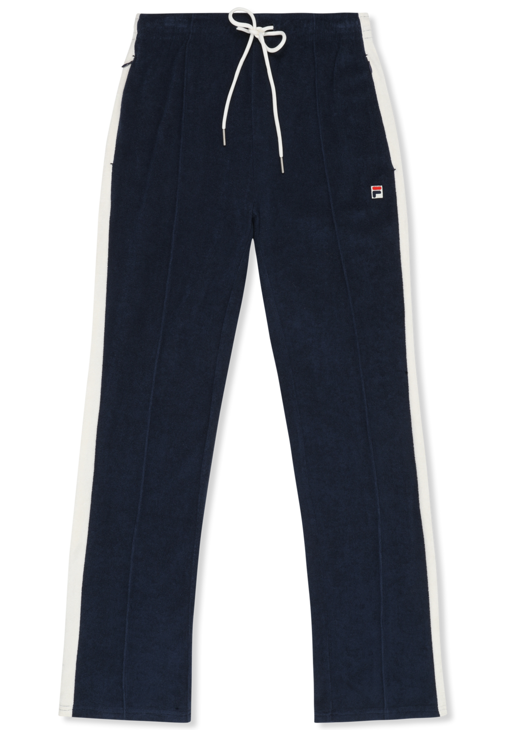 Pantalon De Survêtement Éponge À Panneau Contrastant Slim - Iris Noir-Aigrette