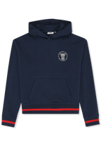 Hoodie À Imprimé Décontracté - Iris Noir