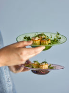 Sunil - Lot de 4 Assiettes - Multicolore - Verre