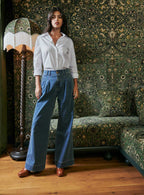 Petite Mendigote - Pablo A Pinces Trousers - Blue