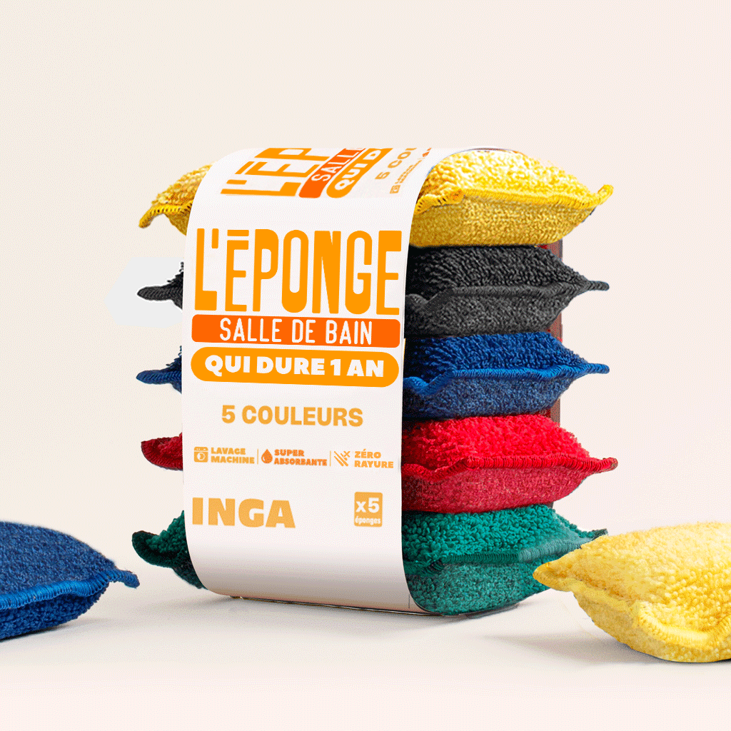 Bathroom Sponges - 4 Colors