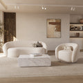 Izaé - Ensemble Canapé, Fauteuil Et Table Basse 4 Personnes