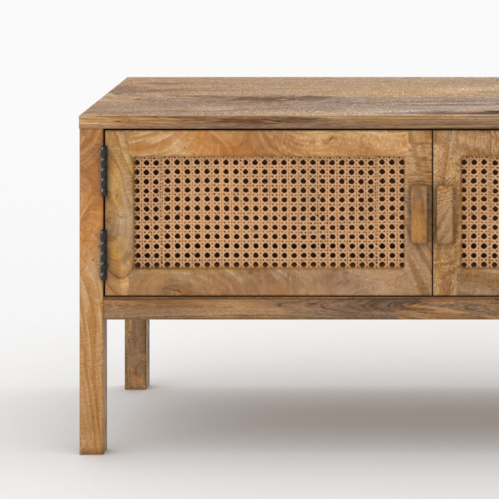 Tiki - Ensemble Buffet Et Meuble Tv En Bois De Manguier