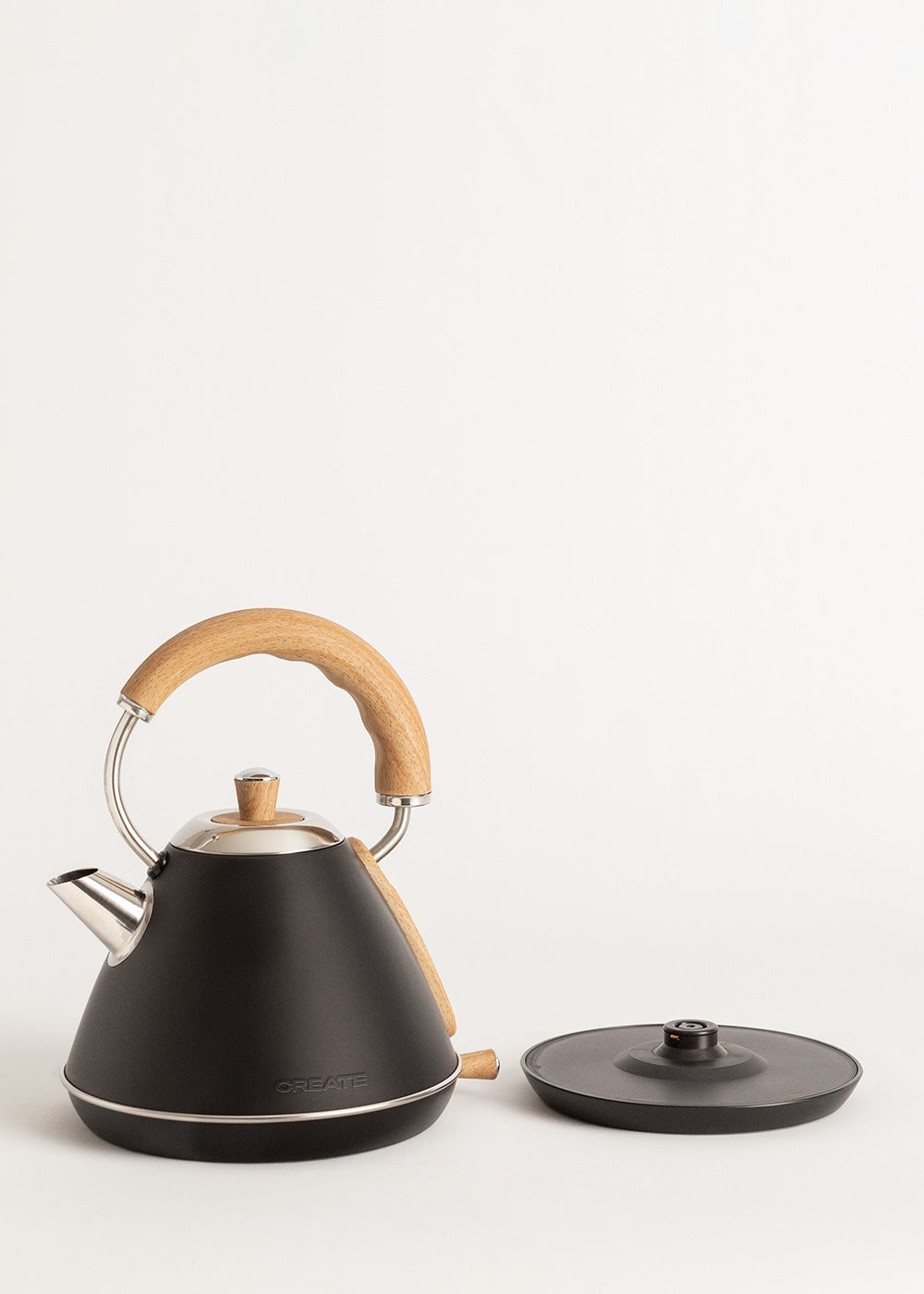 Pack - Petit Grille-Pain Toast Retro + Petite Bouilloire Kettle Retro 1L - Noir