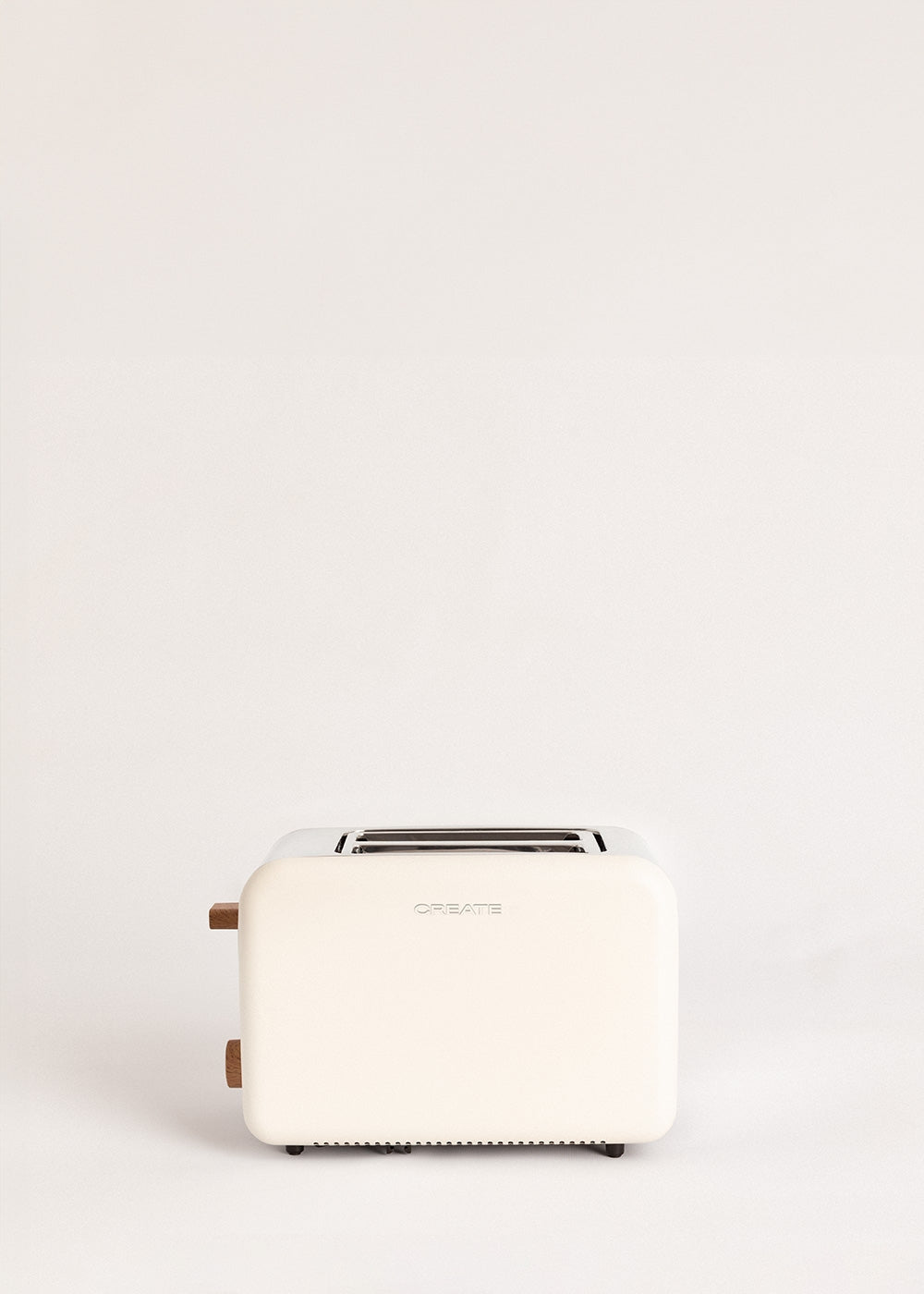 Pack - Petit Grille-Pain Toast Retro + Petite Bouilloire Kettle Retro 1L - Blanc Cassé