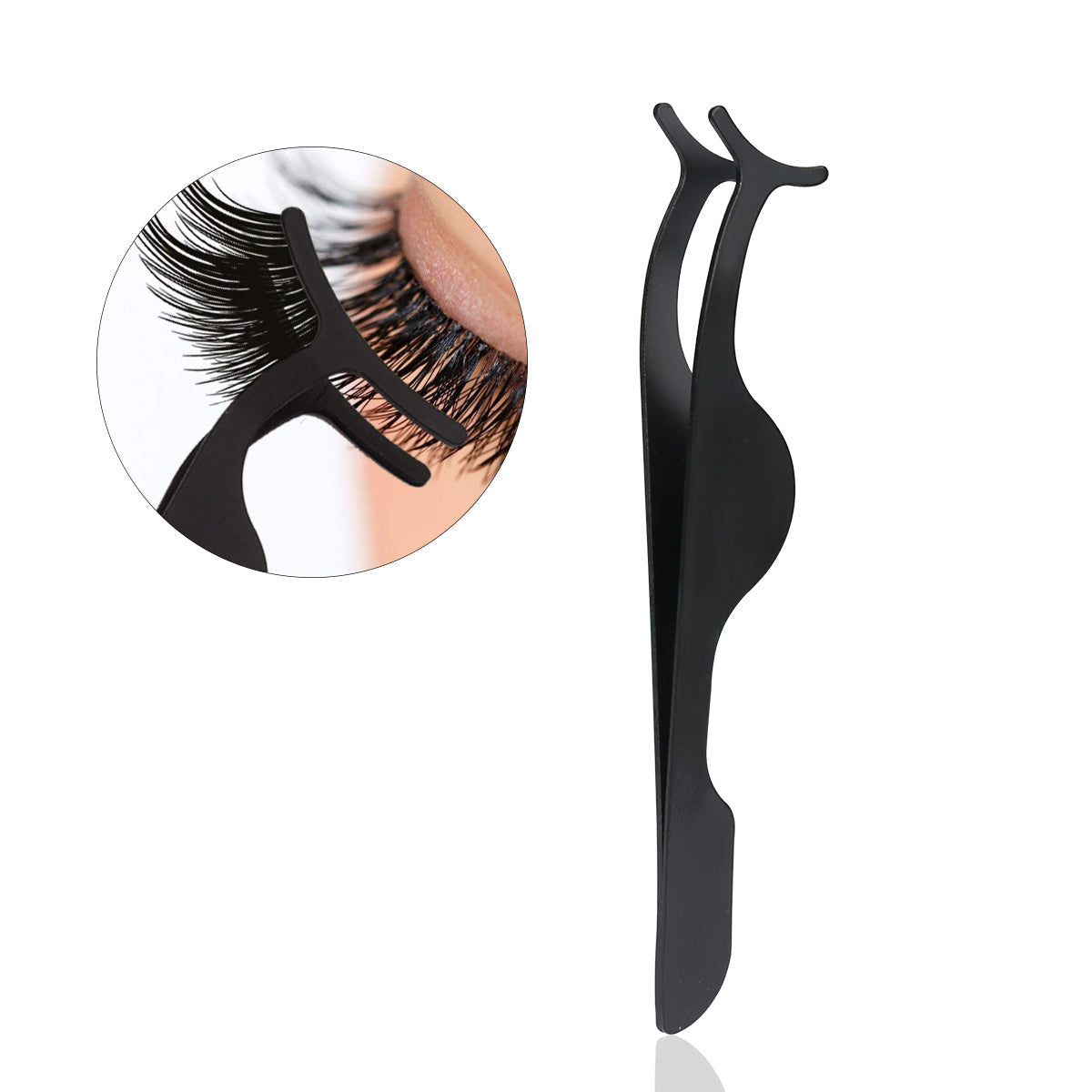 Paio di ciglia finte magnetiche effetto naturale + eyeliner