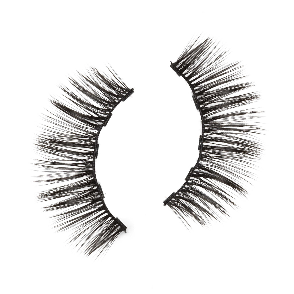 Paio di ciglia finte magnetiche effetto naturale + eyeliner