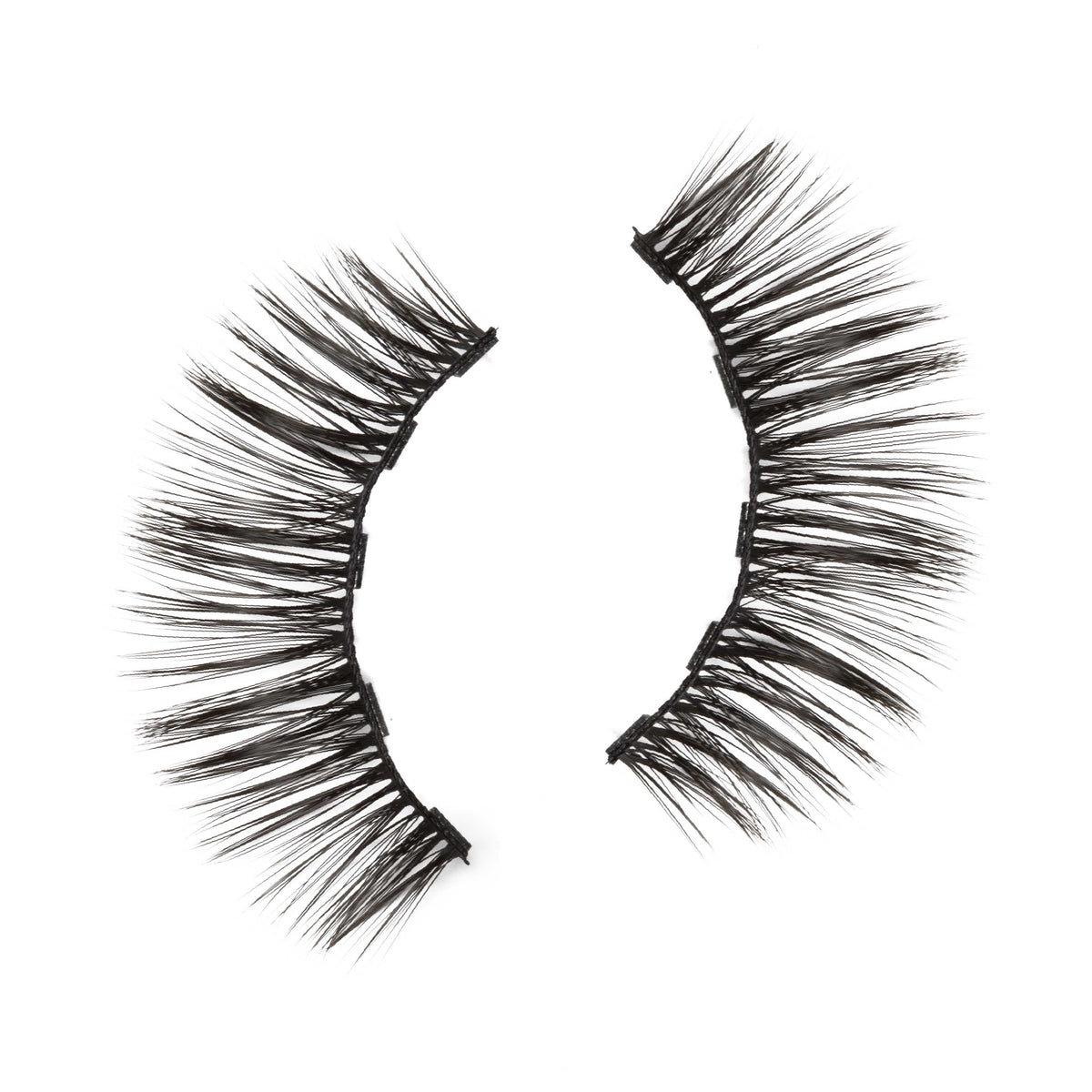 Paio di ciglia finte magnetiche effetto naturale + eyeliner