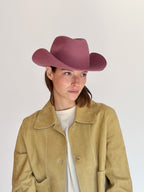 Sombrero de Fieltro Palermo - Rosa Nostalgia